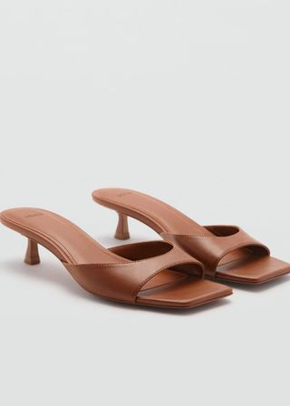 Mango, Heel Non-Structured Sandals