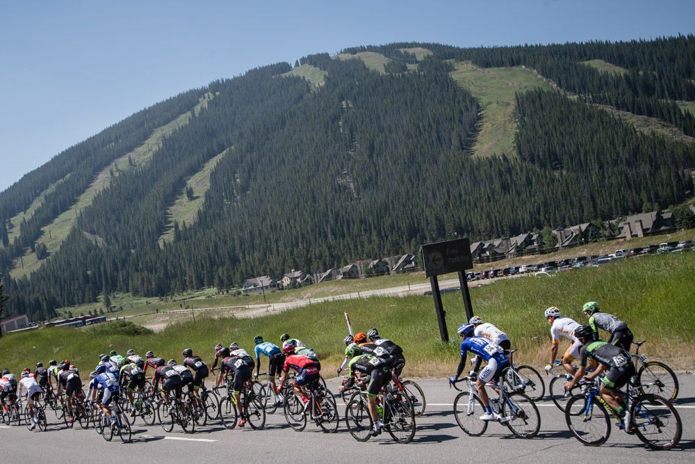 Riders leave the Copper Mountain ski area