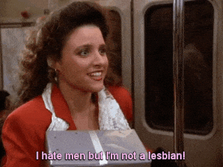 Seinfeld: I hate men but I'm not a lesbian