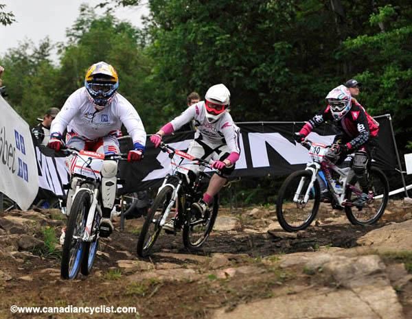 World Champion Melissa Buhl crashed in semi's, and would finish 5th