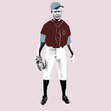 Joint, Standing, Baseball equipment, Sports gear, Baseball player, Uniform, Baseball uniform, Knee, Jersey, Playing sports, 