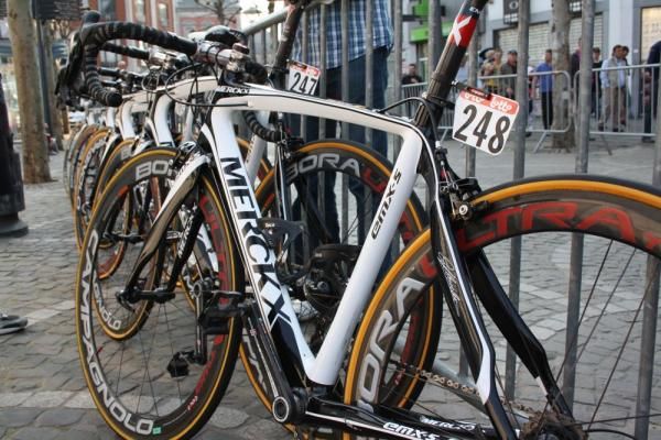 The Topsport Vlaanderen Merckx bikes