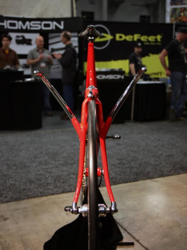 Cherubim says the prime design goal for the bike was aerodynamics.