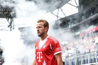 Harry Kane of Bayern is announced to the crowd ahead of the FIFA Club World Cup 2025 group C match between FC Bayern M&uuml;nchen and Auckland City FC at TQL Stadium on June 15, 2025 in Cincinnati, Ohio. 