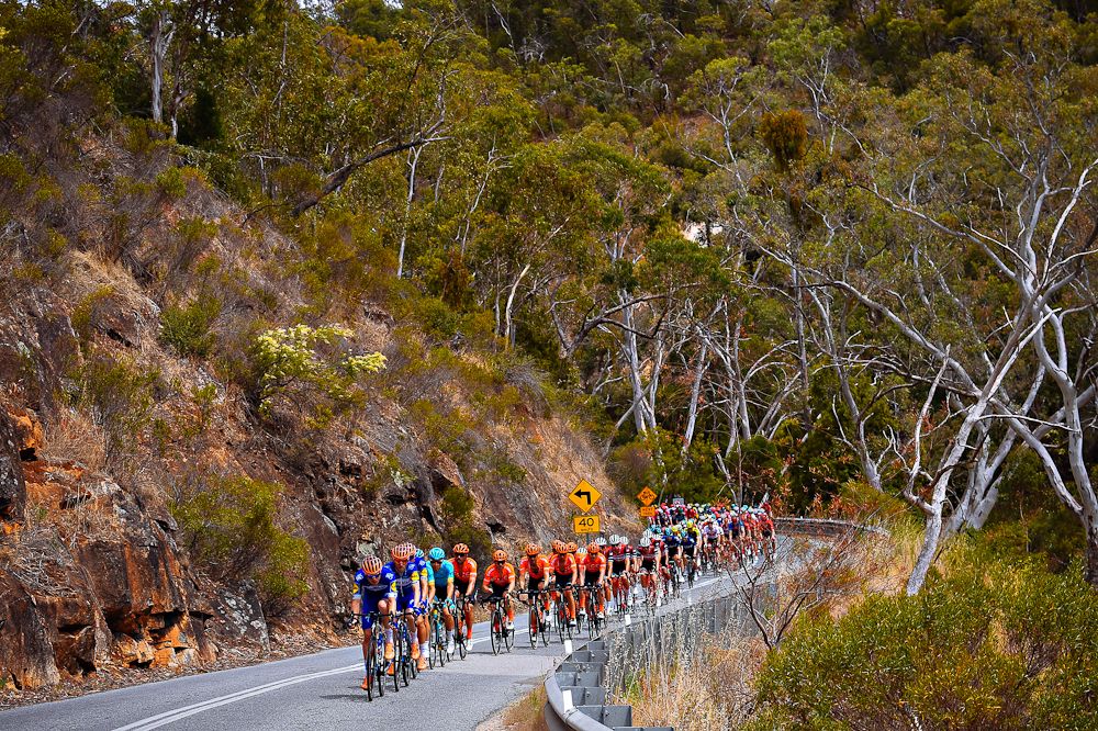 Scenery along the route of stage 2 at the Tour Down Under
