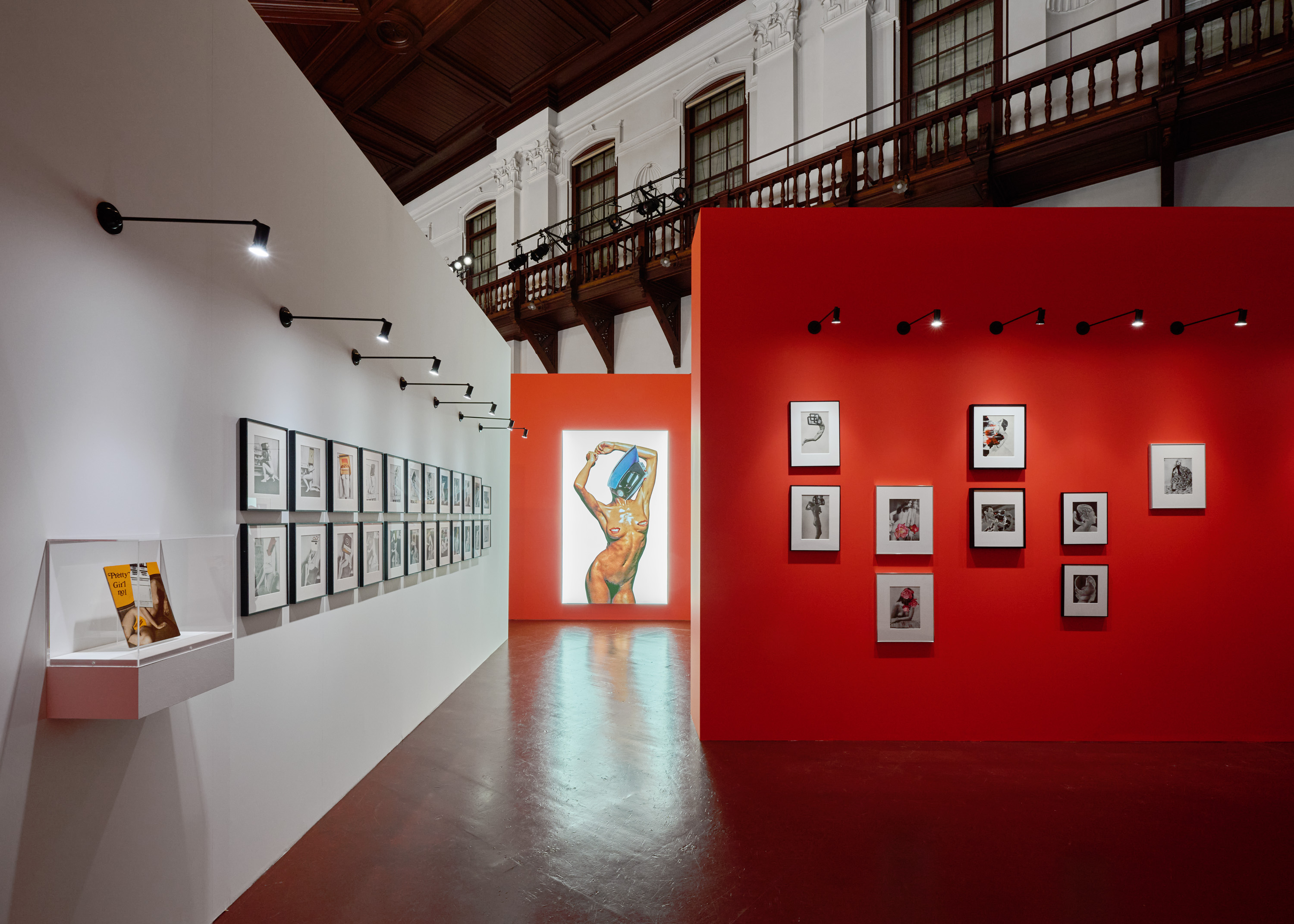 photography on red walls