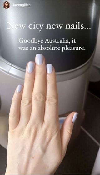 Karen Gillan's Manicure
