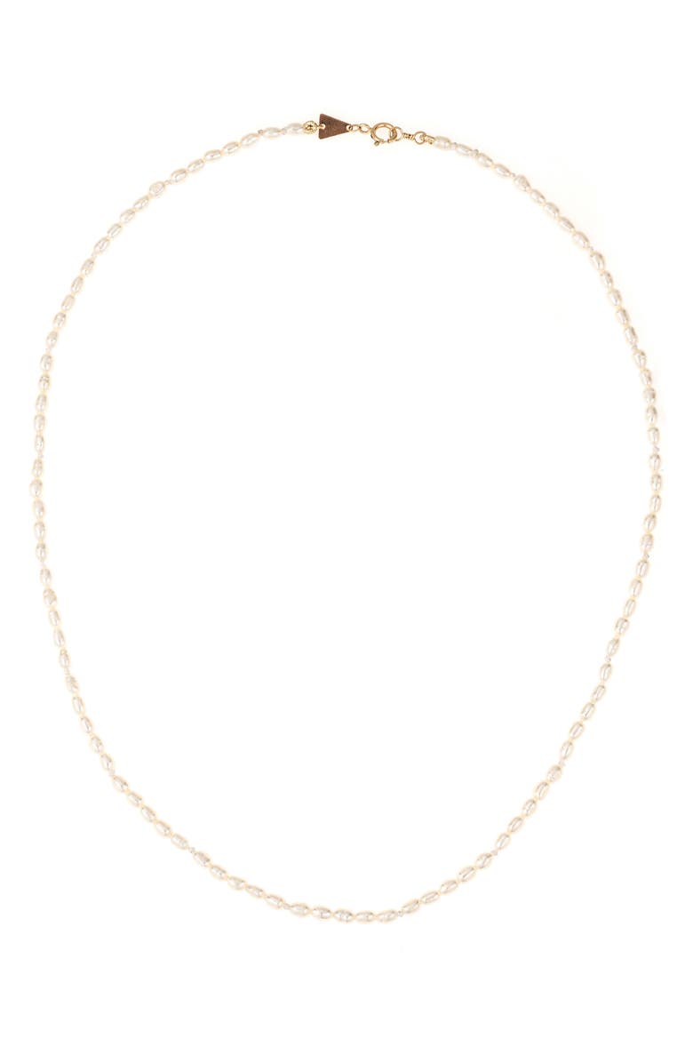Tiny Seed Pearl Necklace