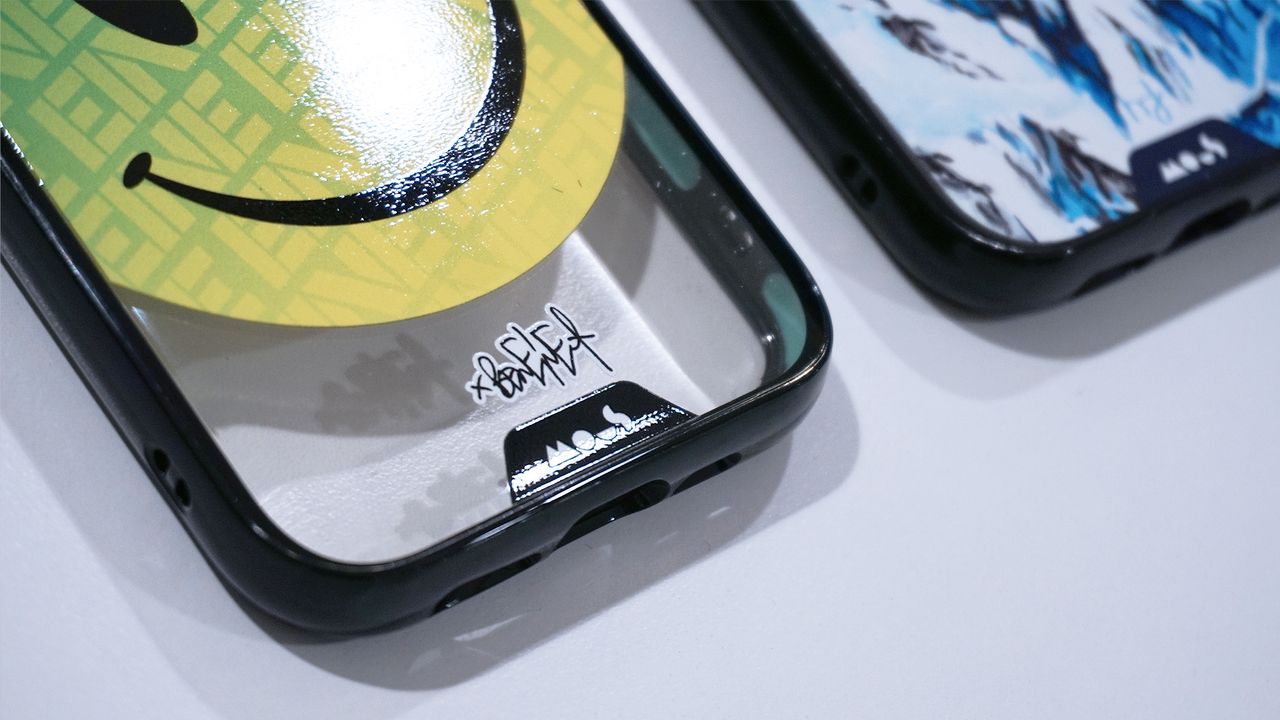 Mous iPhone 15 Pro cases Mous Collabs closeup