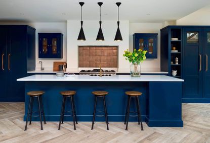 Harvey Jones blue kitchen