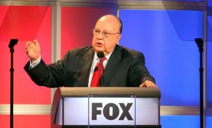 Fox News Chairman Roger Ailes says the network "tends to be more direct" in challenging presidents than its rivals.