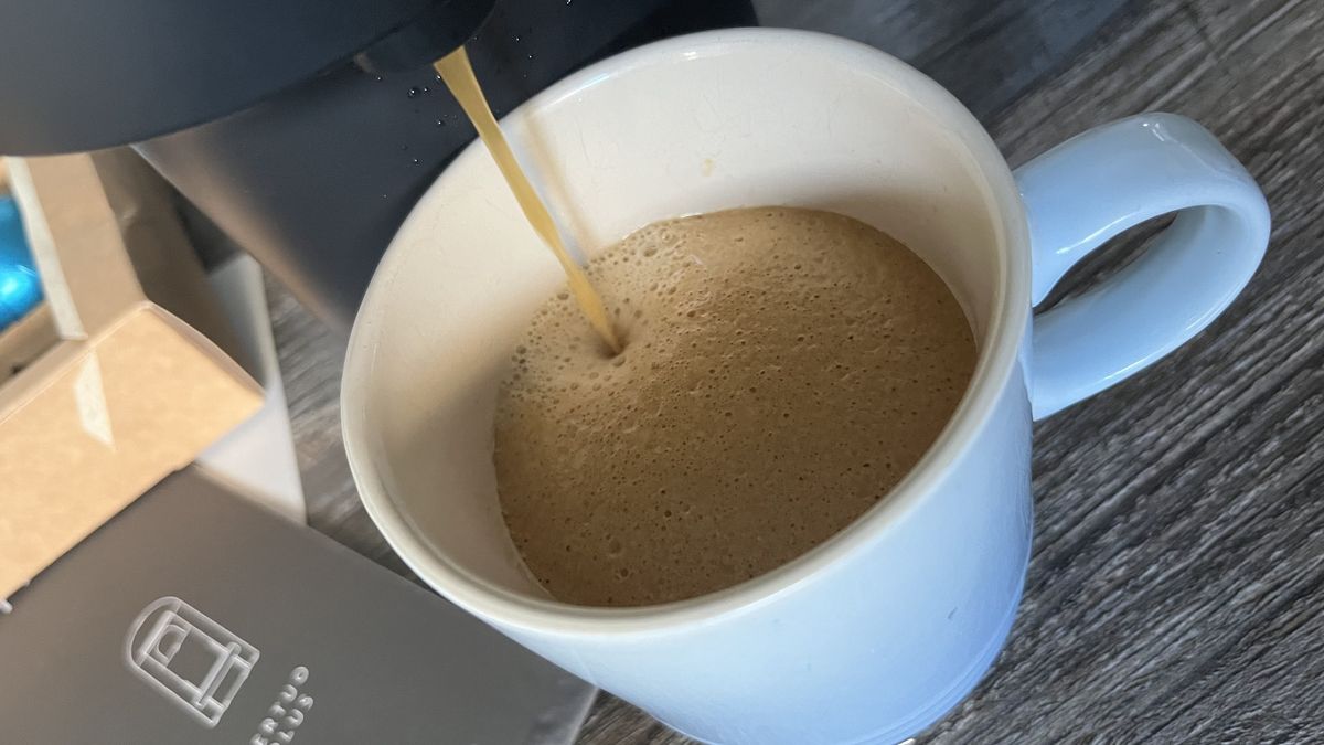 Nespresso Vertuo Pop review a colorful pod coffee maker TechRadar