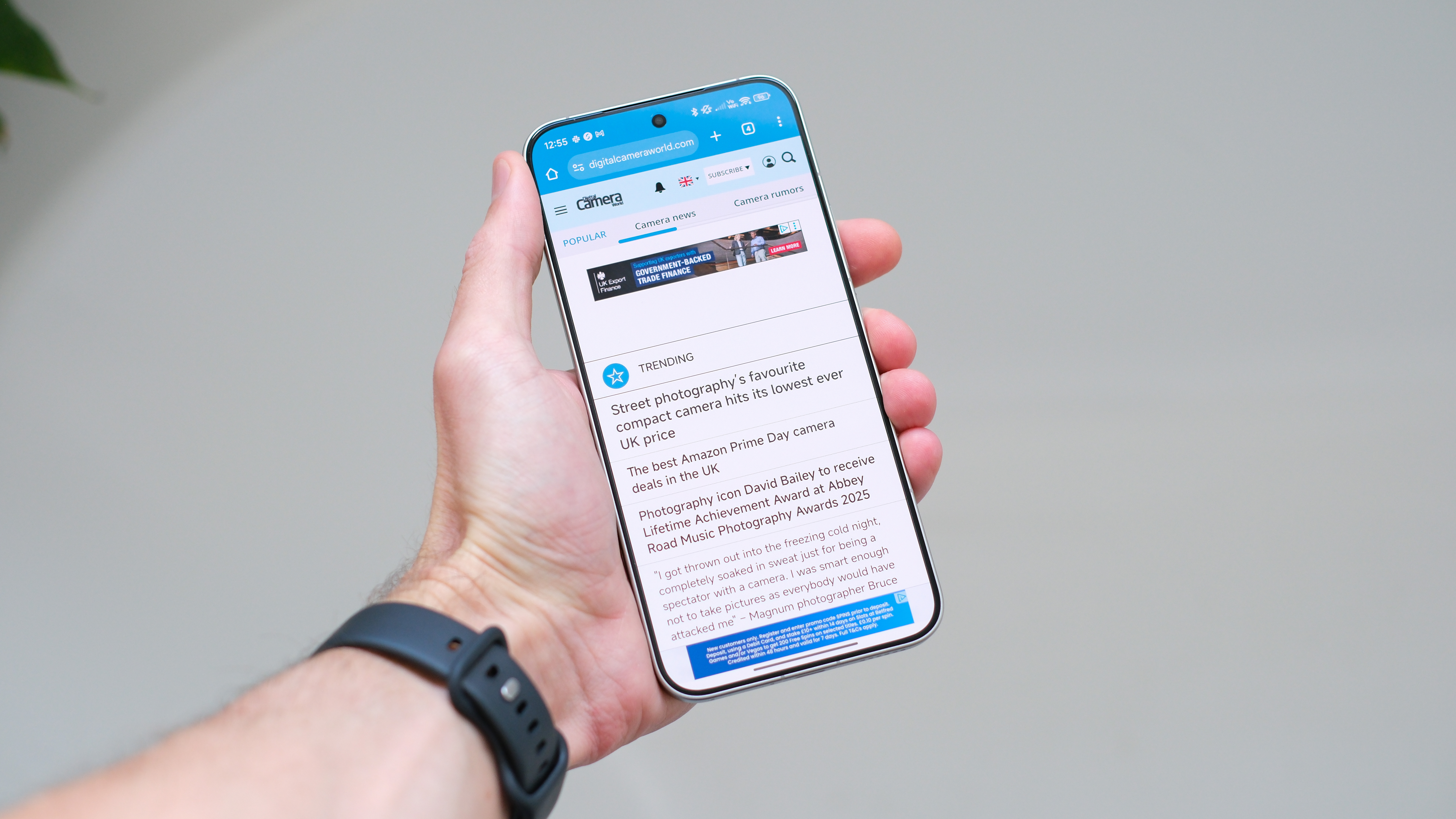 Xiaomi 15T Pro phone held in a hand
