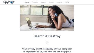 بحث Spybot وتدمير