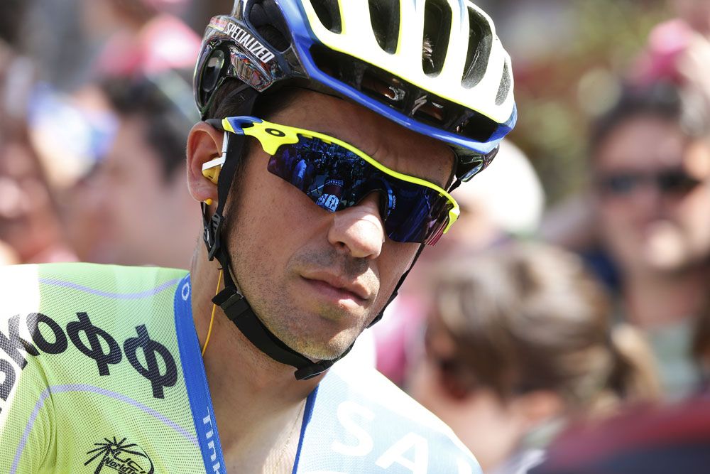 Alberto Contador calm and collected