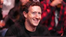 Meta CEO and founder Mark Zuckerberg pictured during the UFC 298 event at Honda Center in Anaheim, California. 