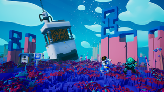 Screenshot from Astroneer Glitchwalkers expansion.