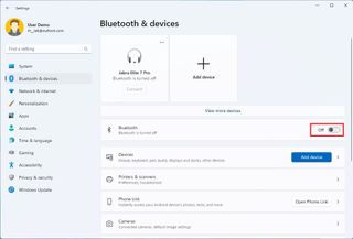 Disable Bluetooth to save battery