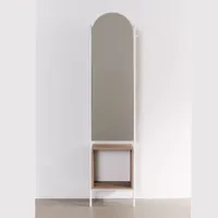 Rooney entryway storage mirror
