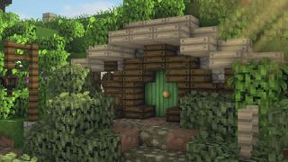 Minecraft Middle-earth - one of the dwellings of Hobbiton