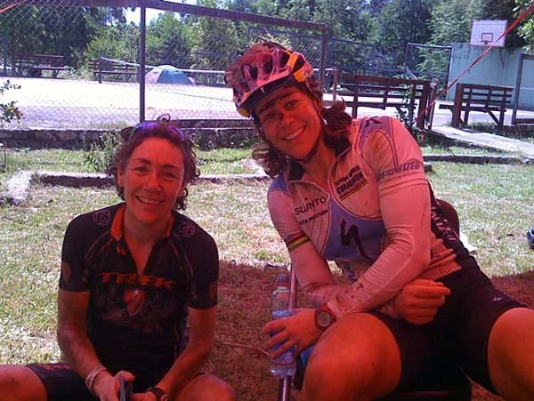 Rebecca Rusch and Jennifer Smith won the open women's division.