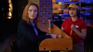 Skyler Samuels, Kayla Heller in Aurora Teagarden Mysteries: A Lesson in Murder