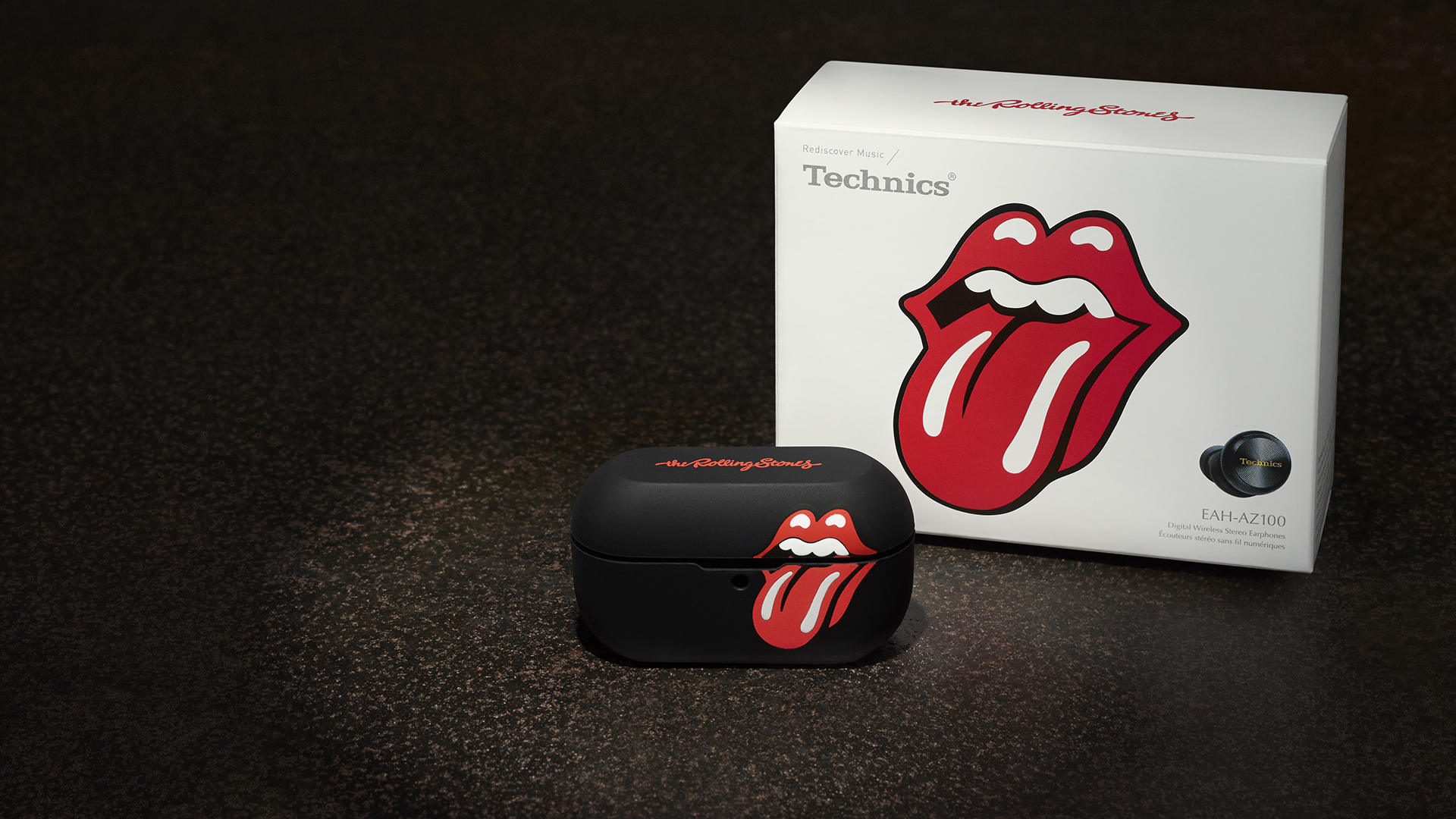 The Rolling Stones x Technics EAH-AZ100 special edition earbuds