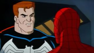 Eddie Brock and Spider-Man on Spider-Man: The Animated Series