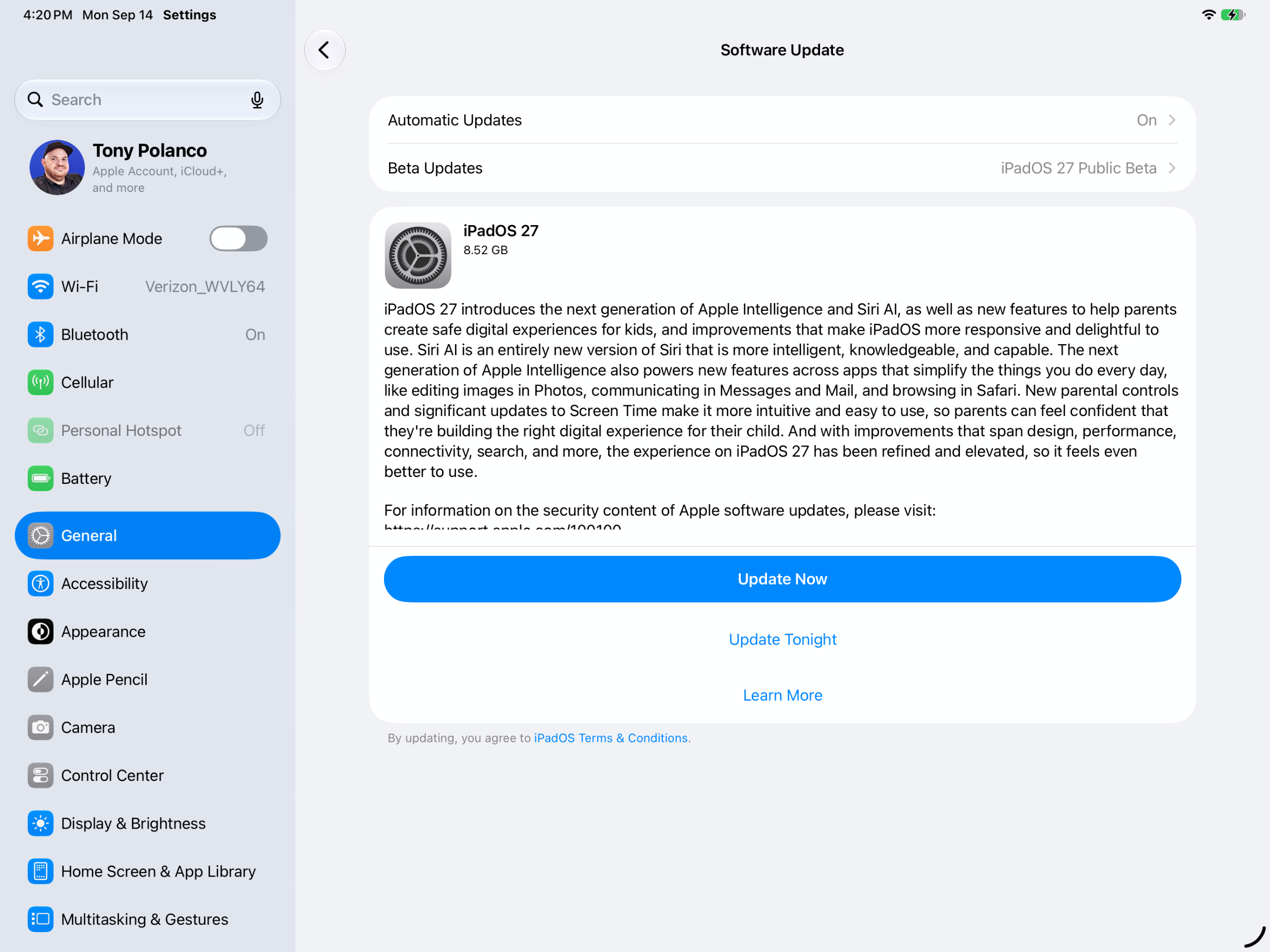 How to install iPadOS 27