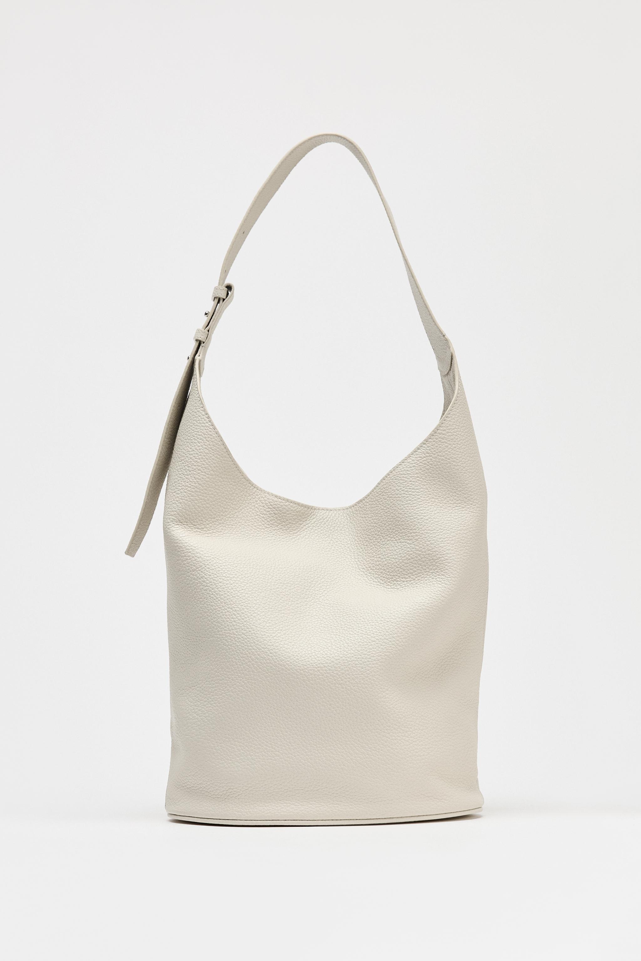 Leather Shoulder Bucket Bag