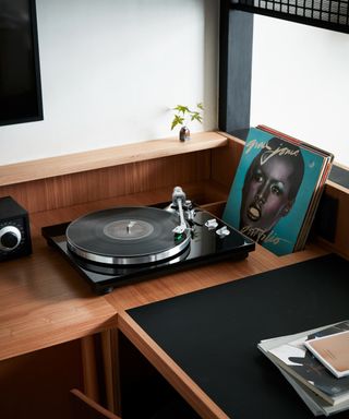 Record player in Ace Hotel, Kyoto