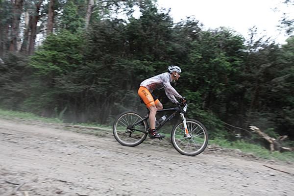 Dean Clark racing at the Alpine Assault