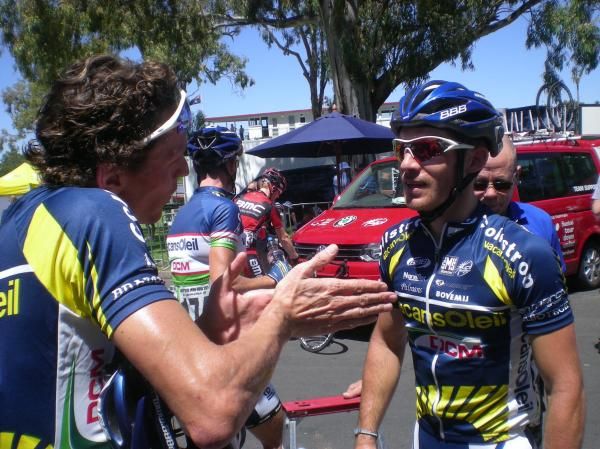 Romain Feillu (Vacansoleil-DCM) talks tactics ahead of stage 2 of the Santos Tour Down Under.