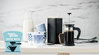 IKEA blomning-coffee-tea-canister on countertop