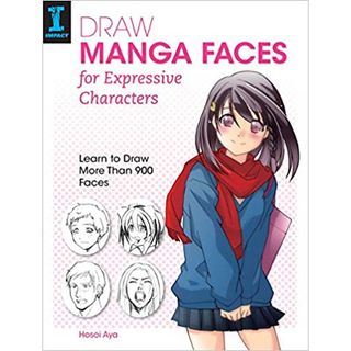 Draw Manga Faces book front cover