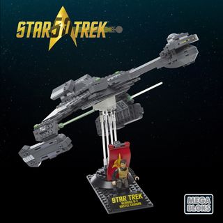 A look at the Mega Bloks Klingon D-7 Battle Cruiser, set to be released in fall 2016 during the 50th anniversary of 