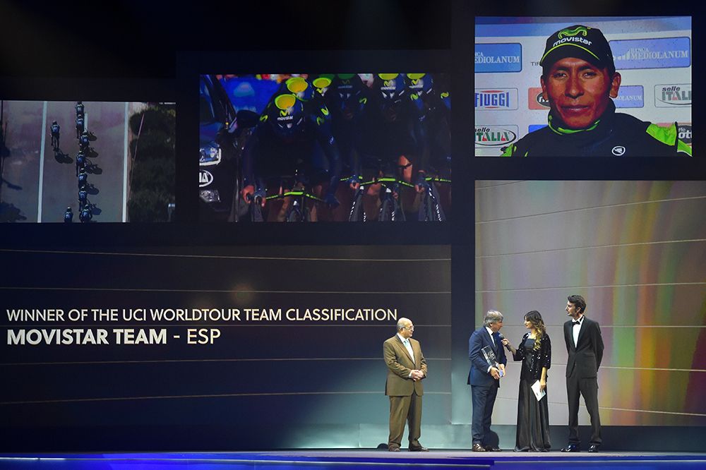 Movistar was recognised for its WorldTour team prize