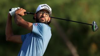 Akshay Bhatia using the new Callaway Elyte Driver at the Hero World Challenge