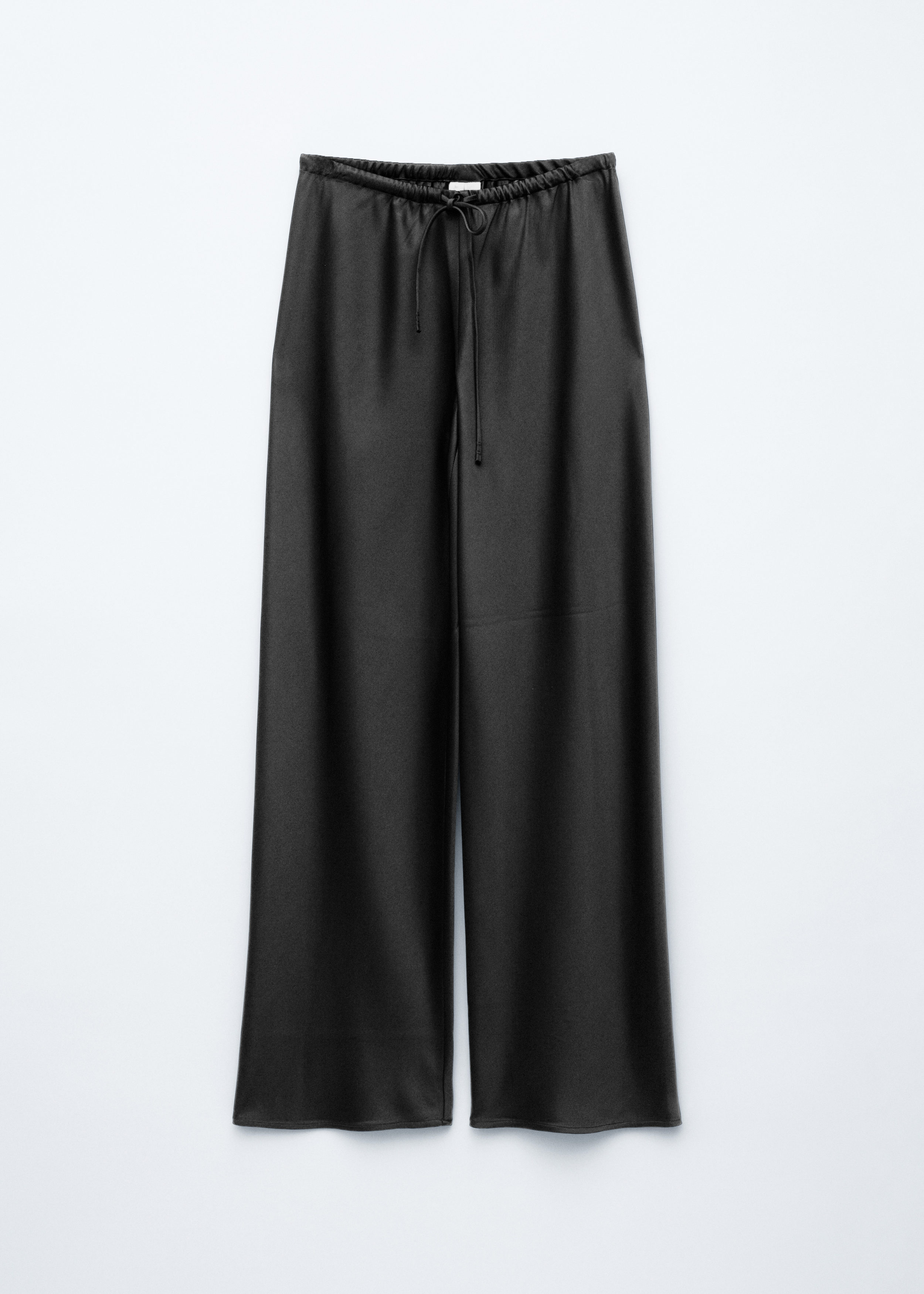 Drawstring Satin Trousers