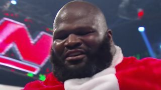 Mark Henry as Santa Claus on Monday Night Raw