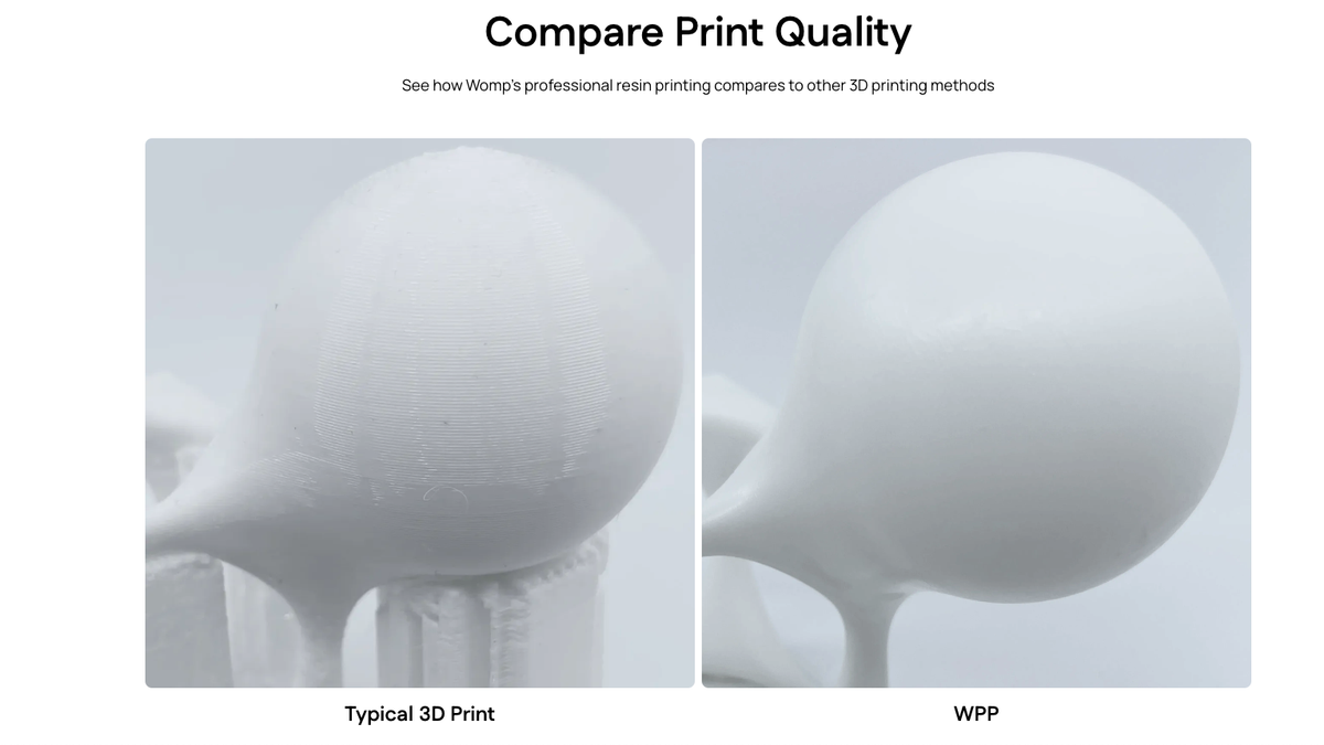 Womp announces 3D print service