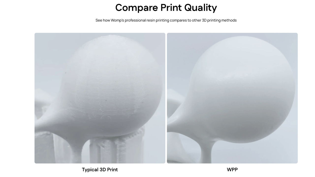 Womp announces 3D print service