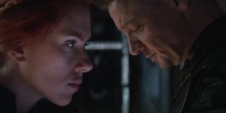 Black Widow and Hawkeye in Avengers