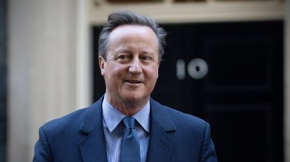 David Cameron outside 10 Downing Street when he was appointed foreign secretary