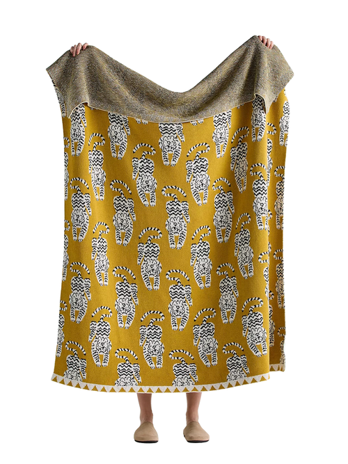 Sonnie Cotton Knit Throw Blanket