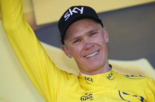 Chris Froome in yellow is a very familiar Tour de France sight