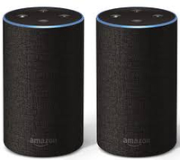 2 Amazon Echo speakers |