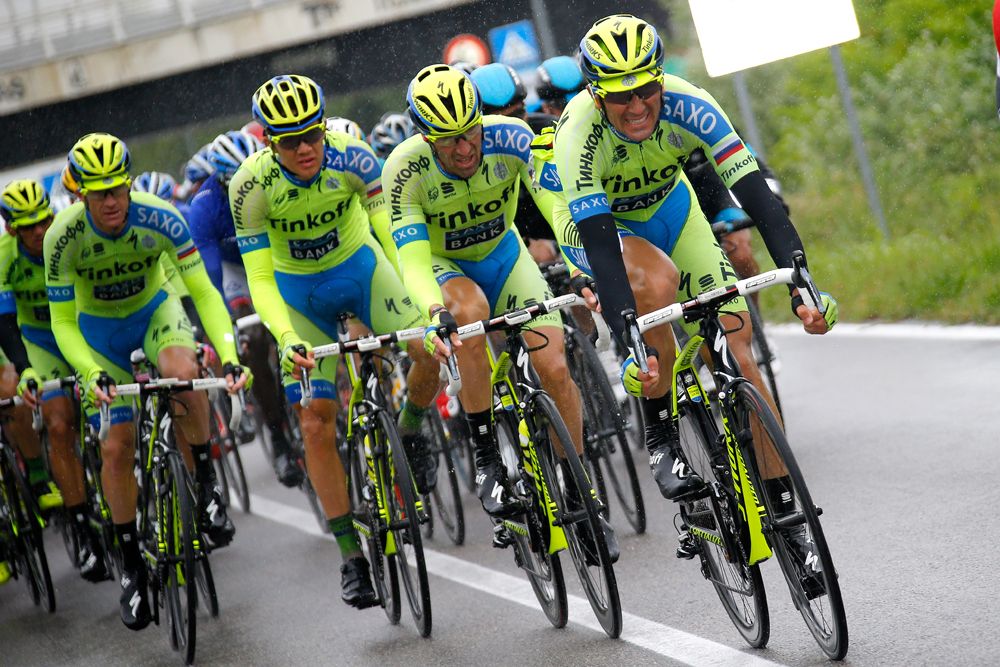 Tinkoff Saxo set the pace for Alberto Contador