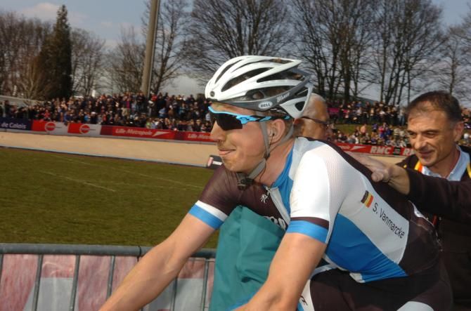 Sep Vanmarcke (Blanco) had to settle for second in Paris-Roubaix