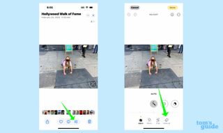 Select edit in Photos App and use Clean Up option